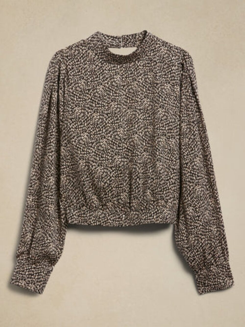 Banana Republic Cropped Open-Back Blouse Size Small